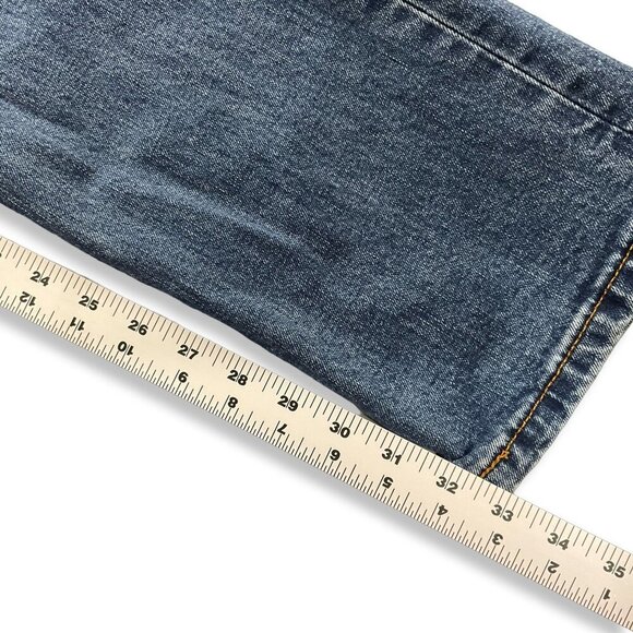 Levi's 514 Men's Jeans 32 Blue Denim Straight Leg - Picture 7 of 9